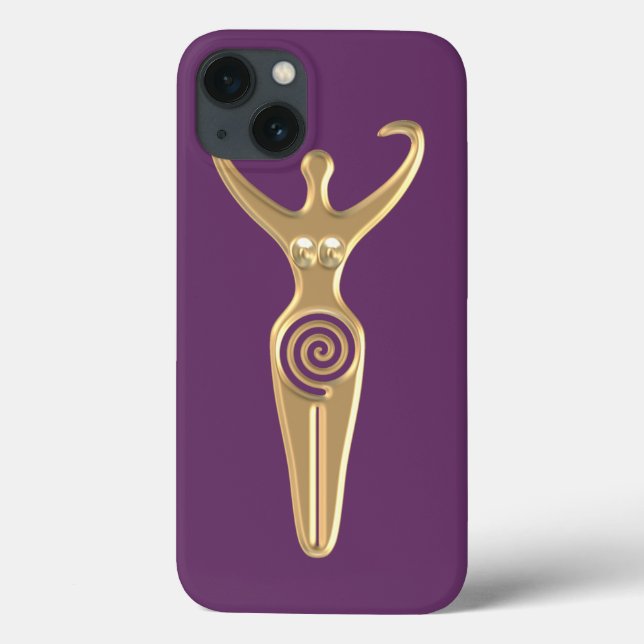 Funda De Case-Mate Para iPhone Diosa espiral (Reverso)