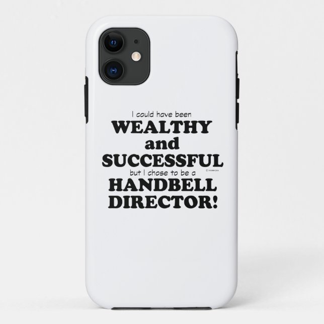 Funda De Case-Mate Para iPhone Director de Handbell Wealthy y Exitoso (Reverso)