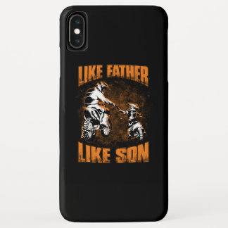 Funda Para iPhone XS Max Dirt Bike Dad FD Black