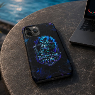 Funda Para iPhone 11 Pro Disciplina Sobre Hype Bitcoin Pincelada Azul 