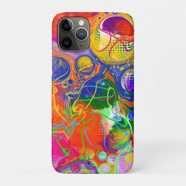 Funda De Case-Mate Para iPhone Disco Ball Electricidad Fluid Art (Reverso)