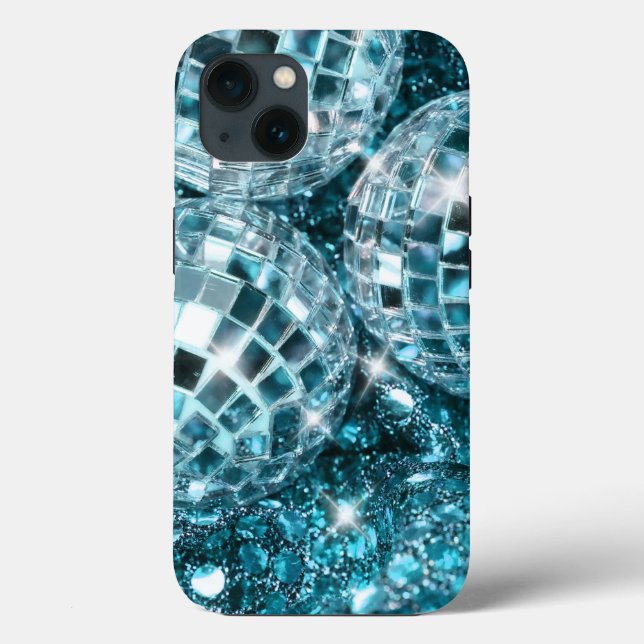 Funda De Case-Mate Para iPhone Disco Balls Glam #16 #retro #wall #art (Reverso )