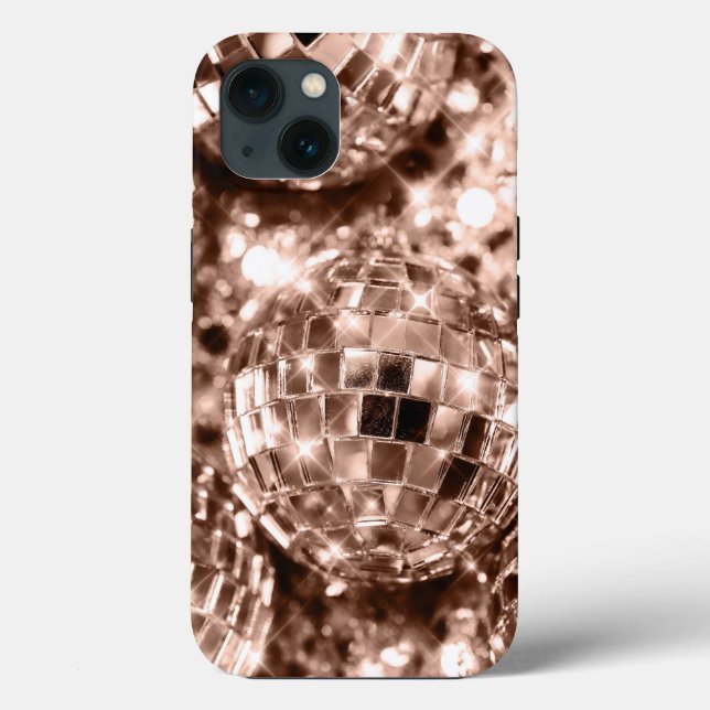 Funda De Case-Mate Para iPhone Disco Balls Glam 17 (Reverso )