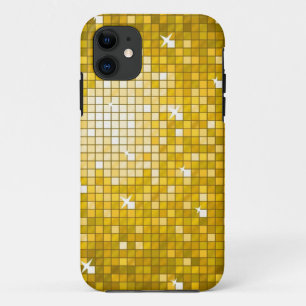 Funda Para iPhone 11 Disco Tiles "Gold" iPhone 5 funda