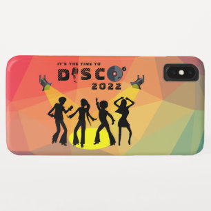 Funda Para iPhone XS Max Discoteca, pista de baile, retro, multicolor