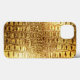 Funda De Case-Mate Para iPhone Diseñador Alligator Crocodile Skiny Gold (Back (Horizontal))