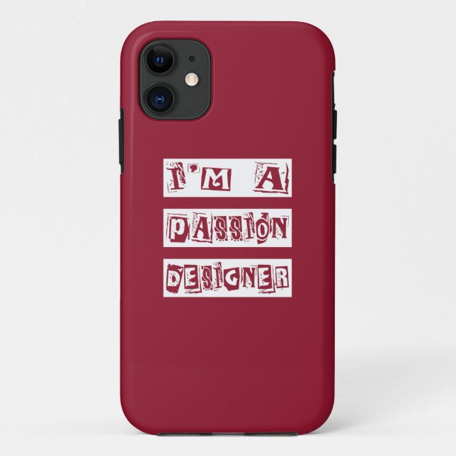 Funda De Case-Mate Para iPhone Diseñador de pasiones (Reverso)