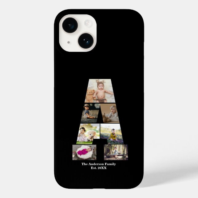 Funda De Case-Mate Para iPhone Diseñar su propia letra un Collage de fotos (Reverso )