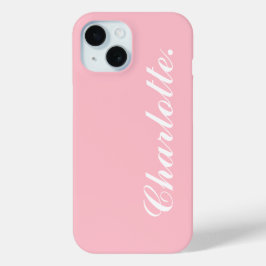 Funda Para iPhone 15 Diseñar su propio nombre en esto