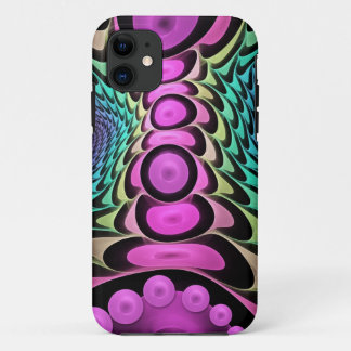 Funda Para iPhone 11 Diseño abstracto fresco con las burbujas rosadas