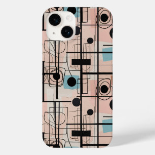Funda Para iPhone 14 De Case-Mate Diseño abstracto moderno, Cojín decorativo de líne