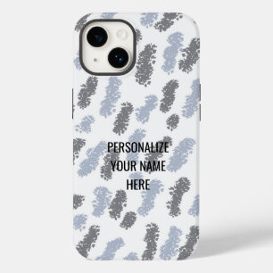 Funda Para iPhone 14 De Case-Mate Diseño abstracto moderno de tonos grises