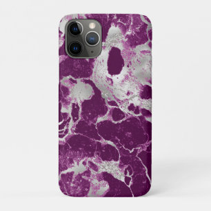 Funda Para iPhone 11 Pro Diseño abstracto violeta púrpura de Moda elegante