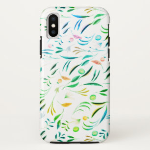 Funda Para iPhone X Diseño artístico de acuarela Funda-mate iPhone Ca