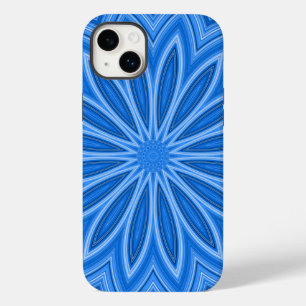 Funda Para iPhone 14 Plus De Case-Mate Diseño artístico moderno de floral azul