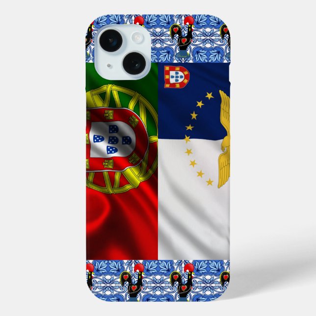 Funda De Case-Mate Para iPhone Diseño azoreo (Reverso )