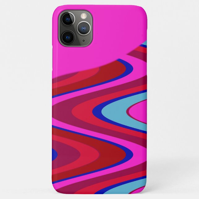 Funda De Case-Mate Para iPhone Diseño Candy Swirl-Red Hot Pink (Reverso)