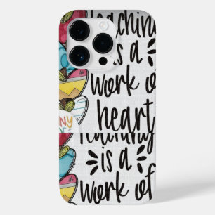 FUNDA PARA iPhone 14 PRO DE Case-Mate DISEÑO CARDÍACO BLANCO Y MULTICOLOR EN IPHONE