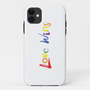 Funda Para iPhone 11 Diseño colorido, alegre y creativo de Love Wins