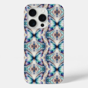 Funda Para iPhone 15 Pro Diseño colorido y abstracto de mariposa