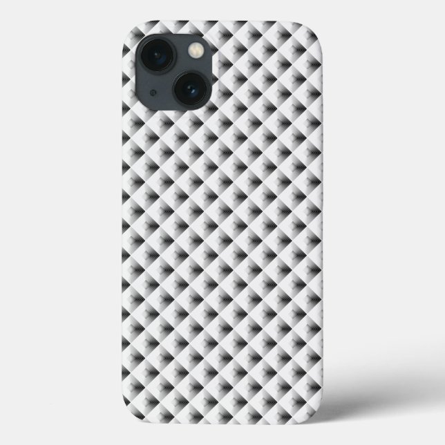 Funda De Case-Mate Para iPhone diseño compartimental en gris (Reverso)