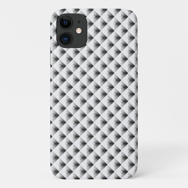 Funda De Case-Mate Para iPhone diseño compartimental en gris (Reverso)