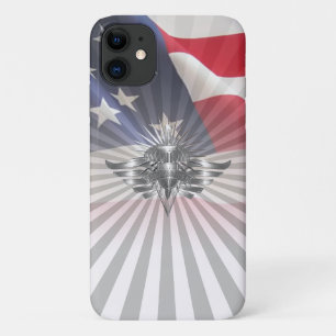 Funda Para iPhone 11 Diseño conmemorativo del paracaidista patriótico