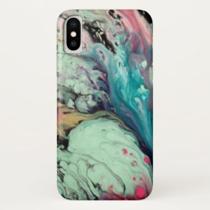 Funda Para iPhone X Diseño de acuarela abstracta
