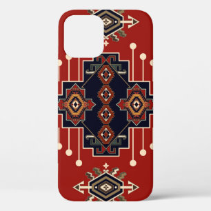 Funda Para iPhone 12 Diseño de alfombras ornamentales: Geométrico de ép