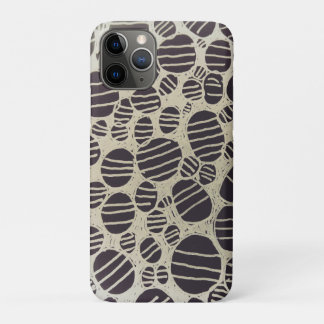 Funda Para iPhone 11 Pro Diseño de arte abstracto redondo en blanco y negro