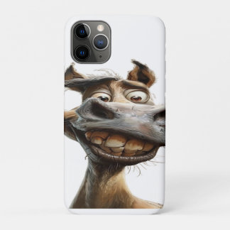 Funda Para iPhone 11 Pro diseño de arte burro divertido