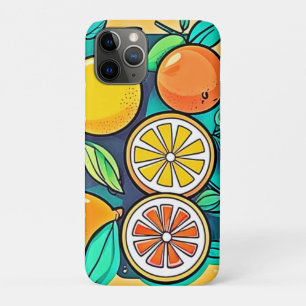Funda Para iPhone 11 Pro Diseño de arte de frutas de cítricos