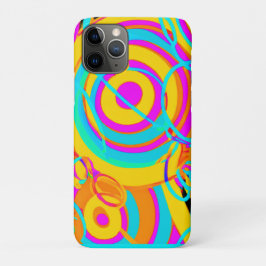 Funda Para iPhone 11 Pro Diseño de arte de patrón de neón eléctrico