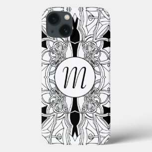 title_seo2 Diseño de Arte en Blanco y Negro Moderno con Monog