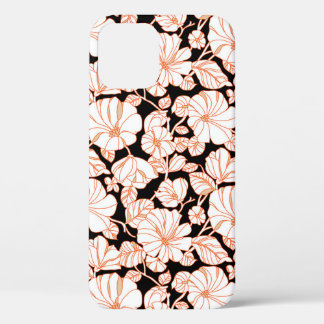 Funda Para iPhone 12 diseño de arte floral