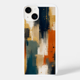 Funda Para iPhone 14 De Case-Mate Diseño de arte moderno abstracto de lujo dorado y