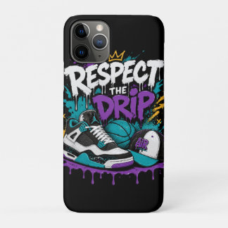 Funda Para iPhone 11 Pro Diseño de Baloncesto Respect The Drip
