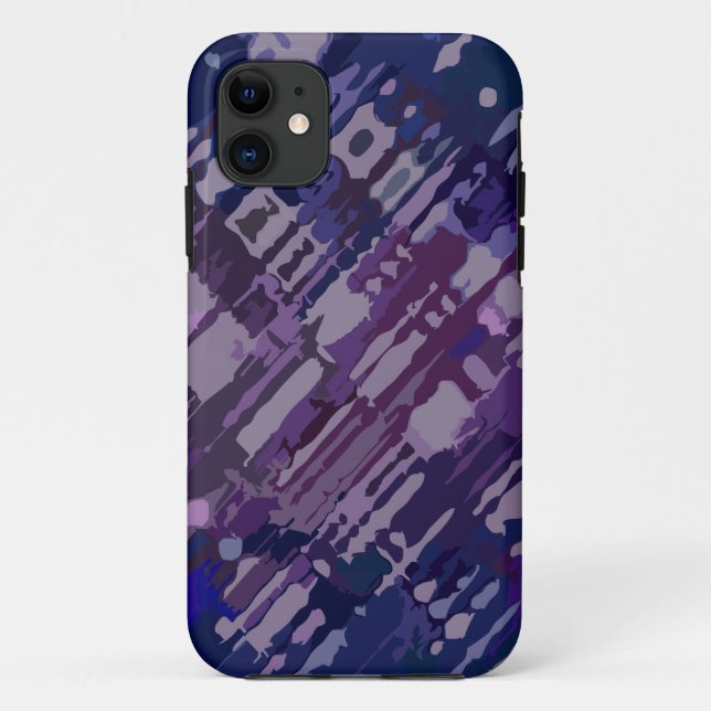 Funda De Case-Mate Para iPhone Diseño de bandeja - magenta azul (Reverso)