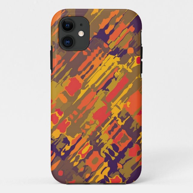 Funda De Case-Mate Para iPhone Diseño de bandeja - violeta de oliva (Reverso)