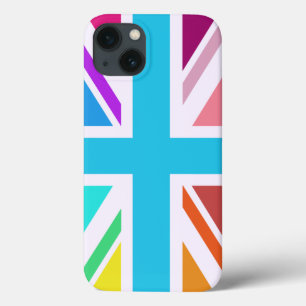 Funda Para iPhone 13 Diseño de bandera de la unión/Jack - multicolor