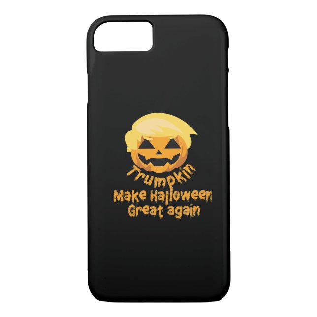 Funda De Case-Mate Para iPhone Diseño de calabaza Halloween (Reverso)