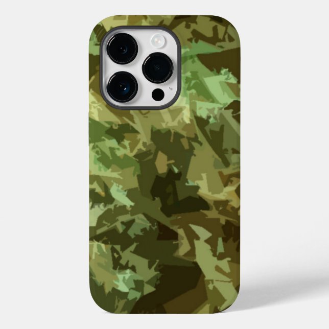 Funda De Case-Mate Para iPhone Diseño de camuflaje militar (Reverso )