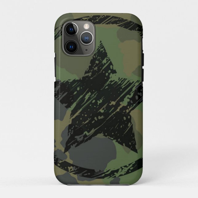 Funda De Case-Mate Para iPhone diseño de camuflaje militar (Reverso)