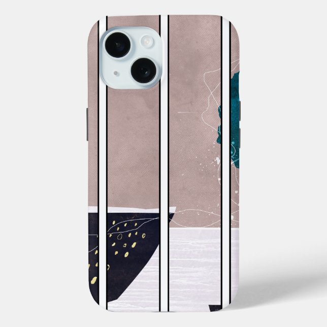Funda De Case-Mate Para iPhone diseño de caso abstracto para iphone 15 (Reverso )