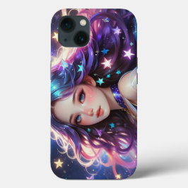 Funda Para iPhone 13 Diseño de chica lindo