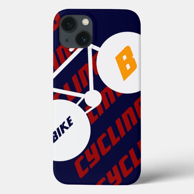 Funda De Case-Mate Para iPhone diseño de ciclismo moderno para personalizados (Reverso)