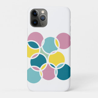 Funda Para iPhone 11 Pro Diseño de Círculo Colorido – Impresión Geométrica