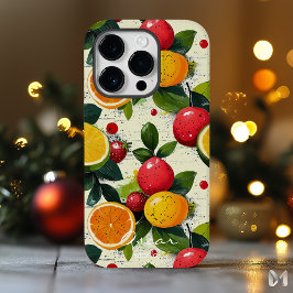 Funda Para iPhone 14 Pro De Case-Mate Diseño de cítricos vibrantes y fruta de Berry de a