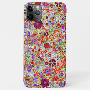 Funda Para iPhone 11 Pro Max Diseño de collage de flores coloridas lindas