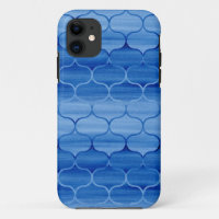 Diseño de color azul de agua pintado de naranja